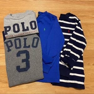 Bundle of (4) Ralph Lauren L/S Tees